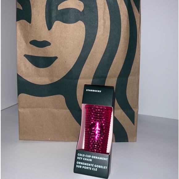 Starbucks Bling Studded Cup Keychain - Picture 2 of 2